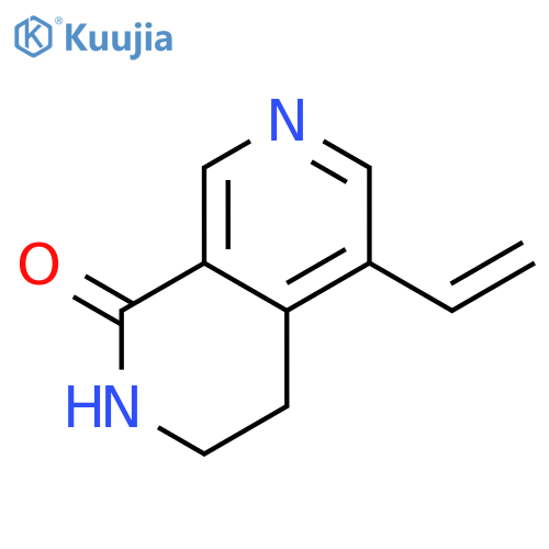 2,7-Naphthyridin-1(2H)-one,5-ethenyl-3,4-dihydro- structure