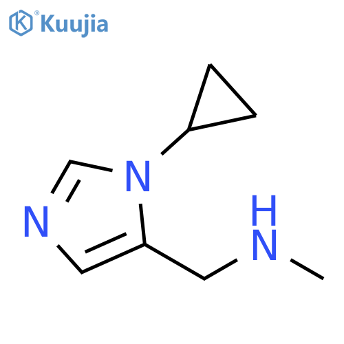 (1-cyclopropyl-1H-imidazol-5-yl)methyl(methyl)amine structure