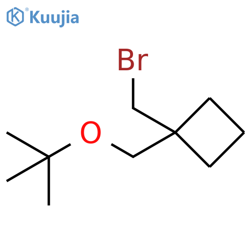 Cyclobutane, 1-(bromomethyl)-1-[(1,1-dimethylethoxy)methyl]- structure