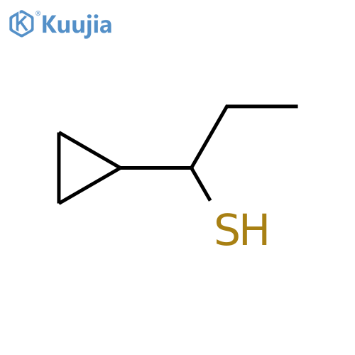 1-Cyclopropylpropane-1-thiol structure