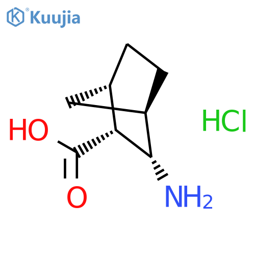 rac-(1R,2S,3R,4S)-3-aminobicyclo2.2.1heptane-2-carboxylic acid hydrochloride structure