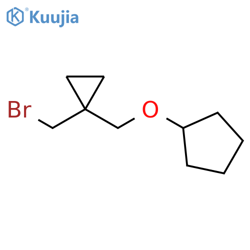 Cyclopentane, [[1-(bromomethyl)cyclopropyl]methoxy]- structure