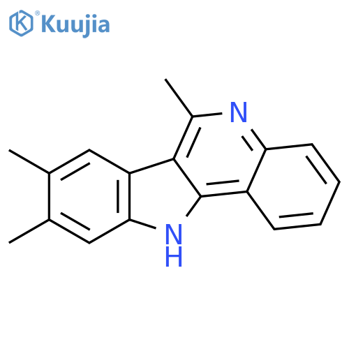 11H-Indolo[3,2-c]quinoline,6,8,9-trimethyl- structure