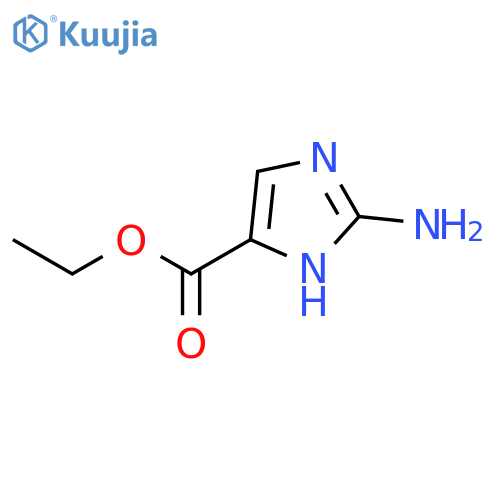 Ethyl 2-amino-1h-imidazole-5-carboxylate structure