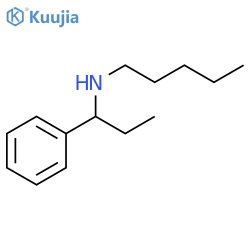 pentyl(1-phenylpropyl)amine structure