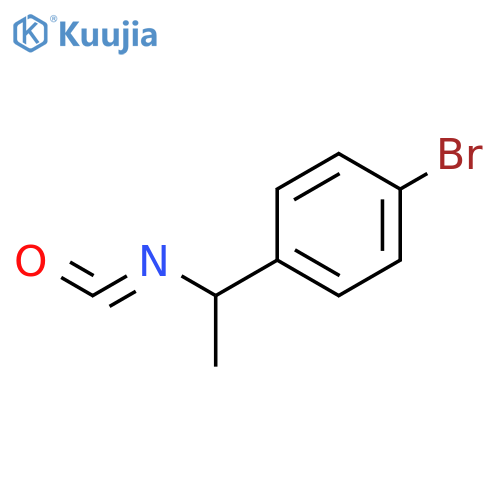1-bromo-4-(1S)-1-isocyanatoethylbenzene structure