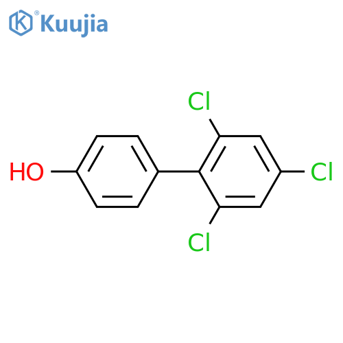 [1,1'-Biphenyl]-4-ol,2',4',6'-trichloro- structure