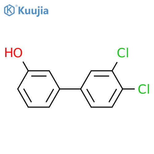 [1,1'-Biphenyl]-3-ol,3',4'-dichloro- structure