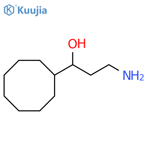 Cyclooctanemethanol, α-(2-aminoethyl)- structure
