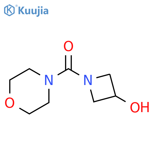 1-(Morpholine-4-carbonyl)azetidin-3-ol structure