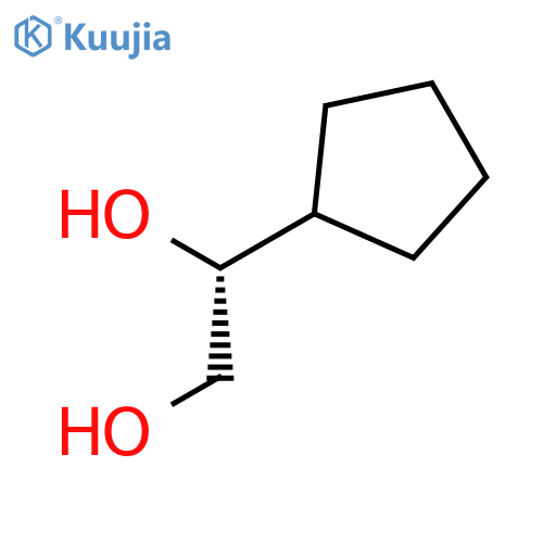 1,2-Ethanediol, 1-cyclopentyl-, (R)- structure