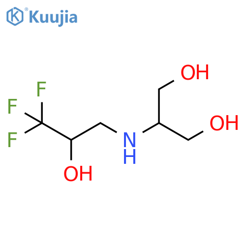 2-(3,3,3-trifluoro-2-hydroxypropyl)aminopropane-1,3-diol structure