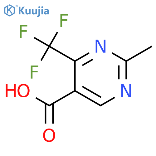 2-Methyl-4-(trifluoromethyl)pyrimidine-5-carboxylic acid structure