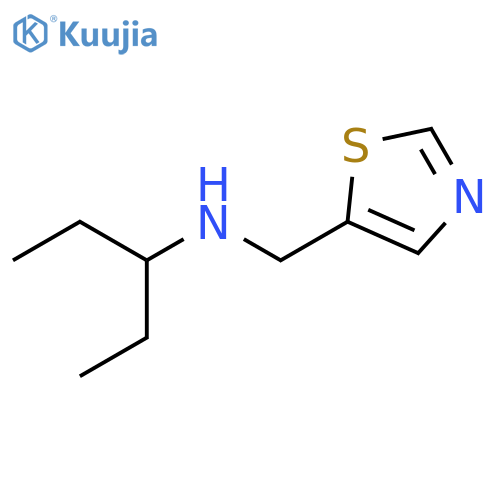 (pentan-3-yl)(1,3-thiazol-5-yl)methylamine structure