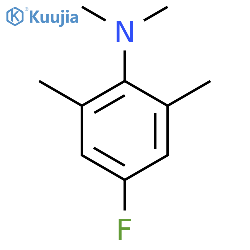 Benzenamine,4-fluoro-N,N,2,6-tetramethyl- structure