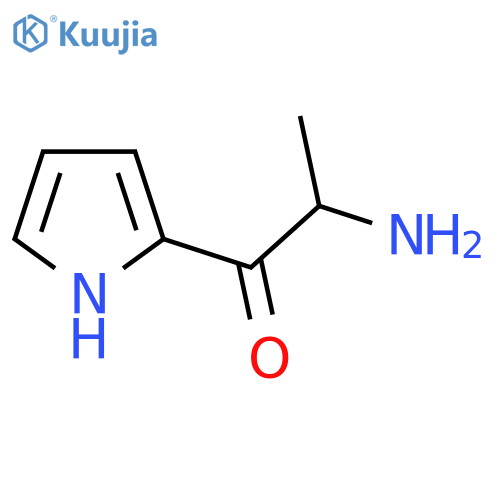 2-Amino-1-(1H-pyrrol-2-yl)propan-1-one structure