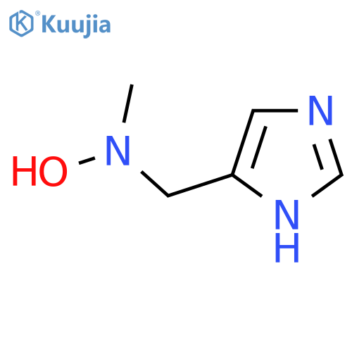 N-(1H-imidazol-5-yl)methyl-N-methylhydroxylamine structure