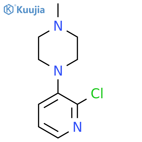 1-(2-Chloropyridin-3-yl)-4-methylpiperazine structure