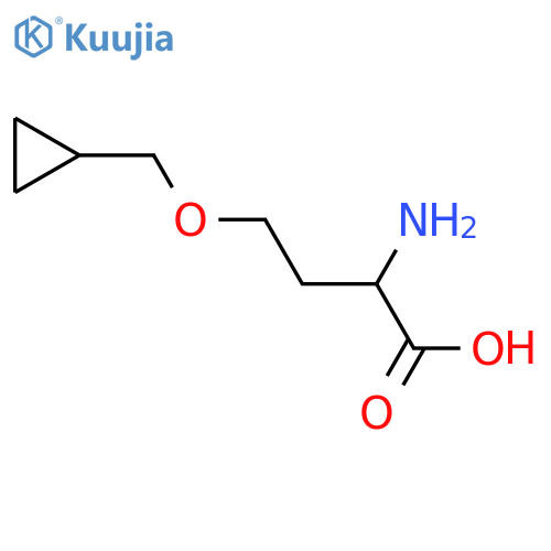 2-amino-4-(cyclopropylmethoxy)butanoic acid structure