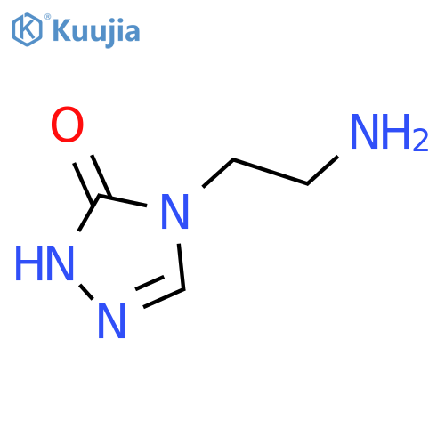4-(2-Aminoethyl)-4,5-dihydro-1H-1,2,4-triazol-5-one structure