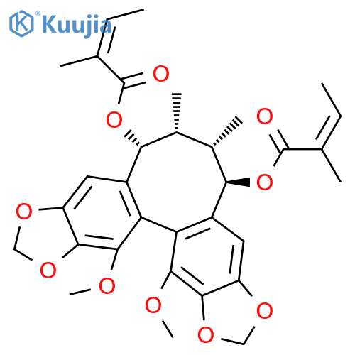 [(11R,12S,13R,14R)-3,22-Dimethoxy-12,13-dimethyl-14-[(Z)-2-methylbut-2-enoyl]oxy-5,7,18,20-tetraoxapentacyclo[13.7.0.02,10.04,8.017,21]docosa-1(22),2,4(8),9,15,17(21)-hexaen-11-yl] (Z)-2-methylbut-2-enoate structure