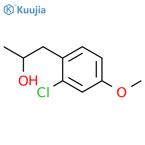1-(2-chloro-4-methoxyphenyl)propan-2-ol structure