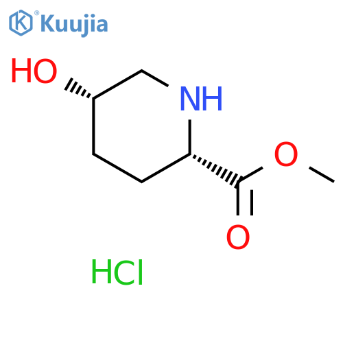 Methyl (2S,5S)-5-hydroxypiperidine-2-carboxylate hydrochloride structure