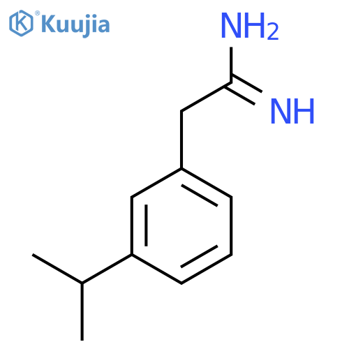 2-3-(propan-2-yl)phenylethanimidamide structure