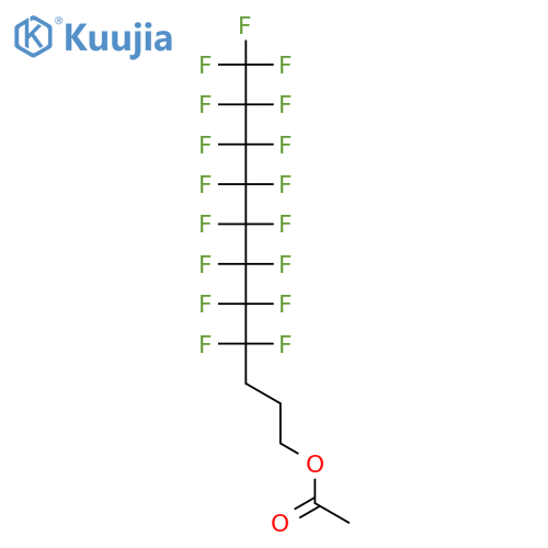 1-Undecanol,4,4,5,5,6,6,7,7,8,8,9,9,10,10,11,11,11-heptadecafluoro-, 1-acetate structure