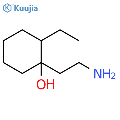 Cyclohexanol, 1-(2-aminoethyl)-2-ethyl- structure