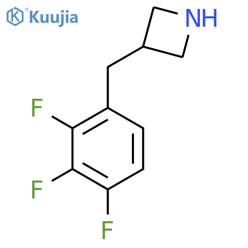 3-(2,3,4-trifluorophenyl)methylazetidine structure