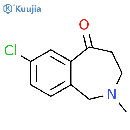 7-Chloro-2-methyl-1,2,3,4-tetrahydro-benzo[c]azepin-5-one structure