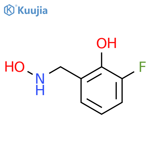 2-fluoro-6-(hydroxyamino)methylphenol structure