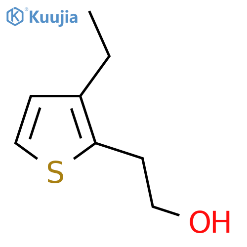 2-(3-ethylthiophen-2-yl)ethan-1-ol structure