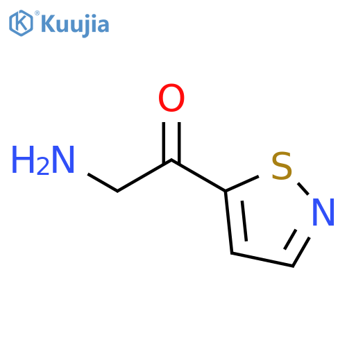 Ethanone, 2-amino-1-(5-isothiazolyl)- structure