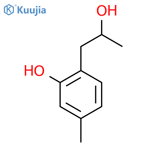 2-(2-hydroxypropyl)-5-methylphenol structure