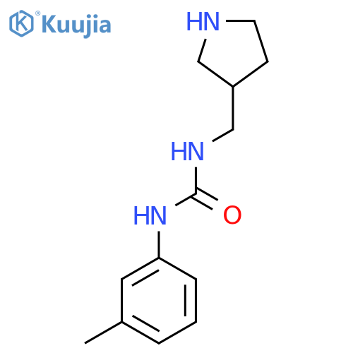 1-(3-Methylphenyl)-3-(pyrrolidin-3-ylmethyl)urea structure