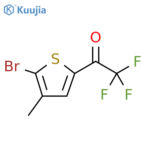 1-(5-Bromo-4-methyl-2-thienyl)-2,2,2-trifluoroethanone structure
