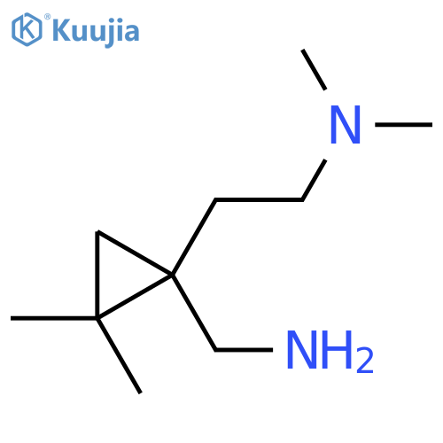 1-{1-2-(dimethylamino)ethyl-2,2-dimethylcyclopropyl}methanamine structure