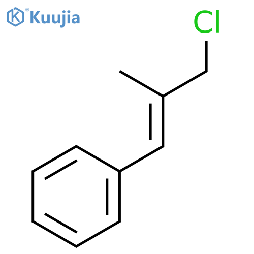 (3-chloro-2-methylprop-1-en-1-yl)benzene structure