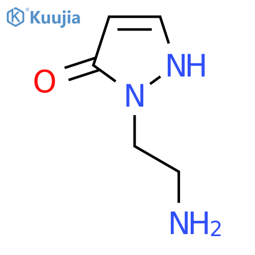 1-(2-Aminoethyl)-1H-pyrazol-5-ol structure