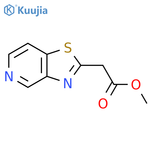 Thiazolo[4,5-c]pyridine-2-acetic acid, methyl ester structure