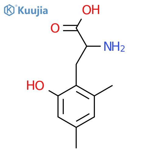 2-Amino-3-(2-hydroxy-4,6-dimethylphenyl)propanoic acid structure