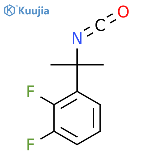 1,2-difluoro-3-(2-isocyanatopropan-2-yl)benzene structure