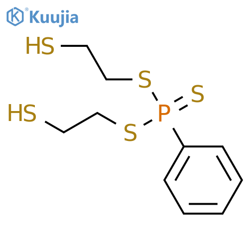 Phosphonotrithioic acid, phenyl-, bis(2-mercaptoethyl) ester structure