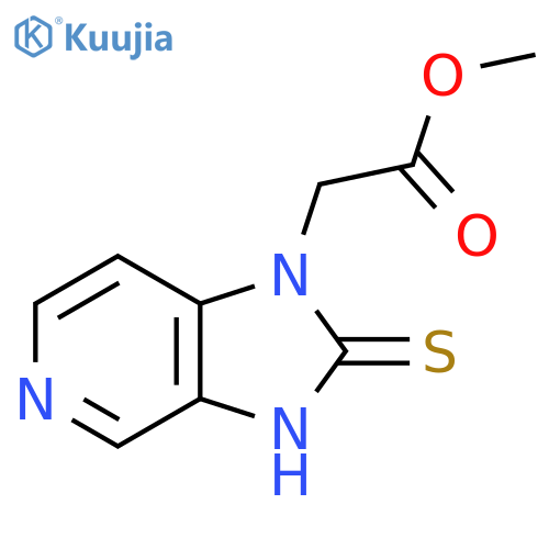 Methyl 2-(2-mercapto-1h-imidazo[4,5-c]pyridin-1-yl)acetate structure