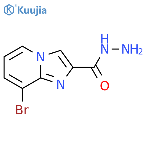 8-Bromoimidazo[1,2-a]pyridine-2-carbohydrazide structure