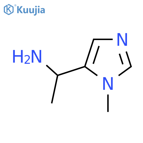 1-(1-methyl-1H-imidazol-5-yl)ethan-1-amine structure
