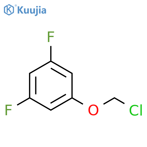 Benzene, 1-(chloromethoxy)-3,5-difluoro- structure