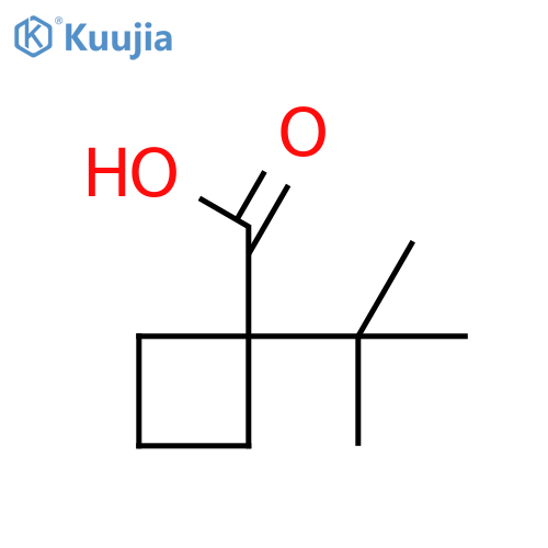 1-tert-butylcyclobutane-1-carboxylic acid structure